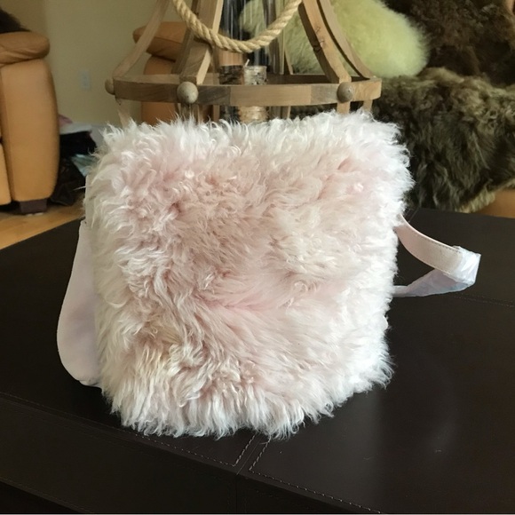 UGG  Pink  Fur Shoulder Bag - Picture 4 of 13